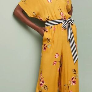Anthropologie Corey Lynn Calter Floral Jumpsuit S